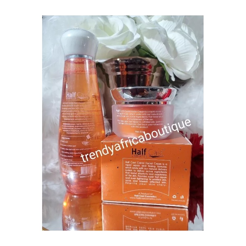 pure carrot 2pcs Half- C Carotte Supreme Facial Cream &