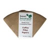 Bean.boutique Coffee Filter Papers/Cones, Plastic Free, Compostable, Unbleached Paper, Biodegradable,