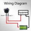TWTADE 10Pcs Round Rocker Switch ON Off Switch 12V Toggle