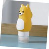 NOLITOY 1set Portable Cartoon Dispenser Bottles for Lotion and Shampoo