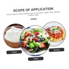 COLLBATH Elegant Salad 2pc Set Stainless Steel Compact Easy to