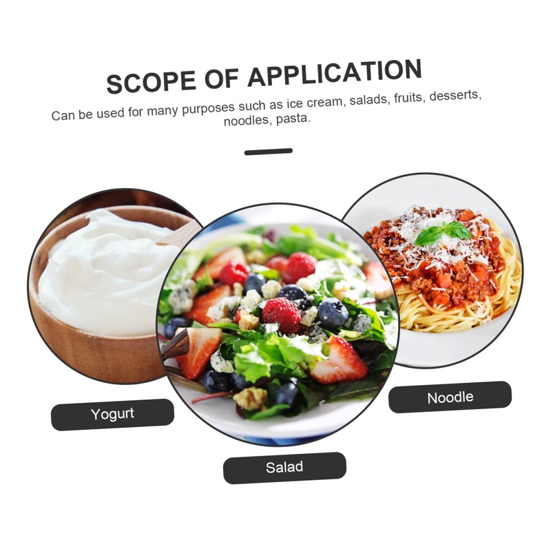 COLLBATH Elegant Salad 2pc Set Stainless Steel Compact Easy to