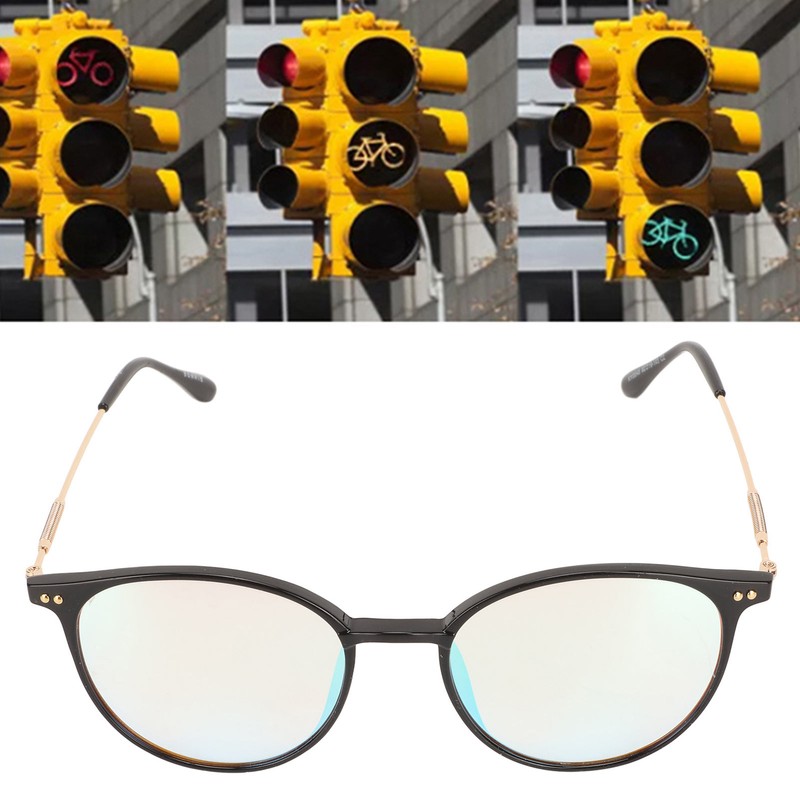 Colorblindness Glasses High Contrast UV Protection TR Full Frame Unisex