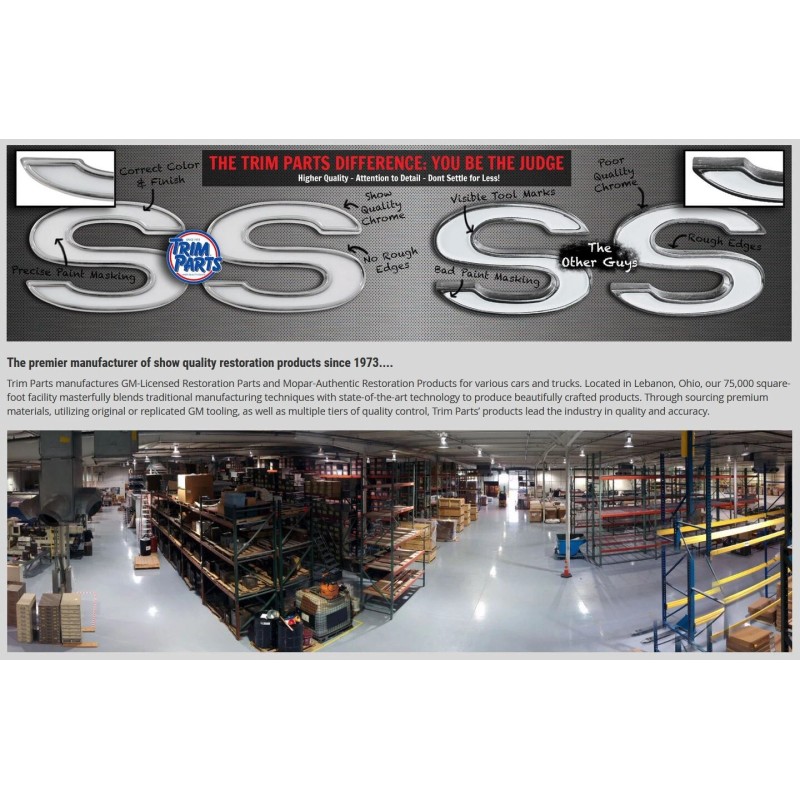 Trim Parts NEW Trim Parts SS Trunk Emblem Badge /