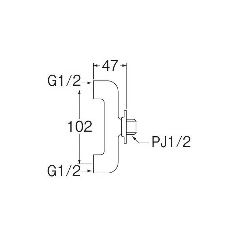SANEI JB13A-13 Duplex Socket