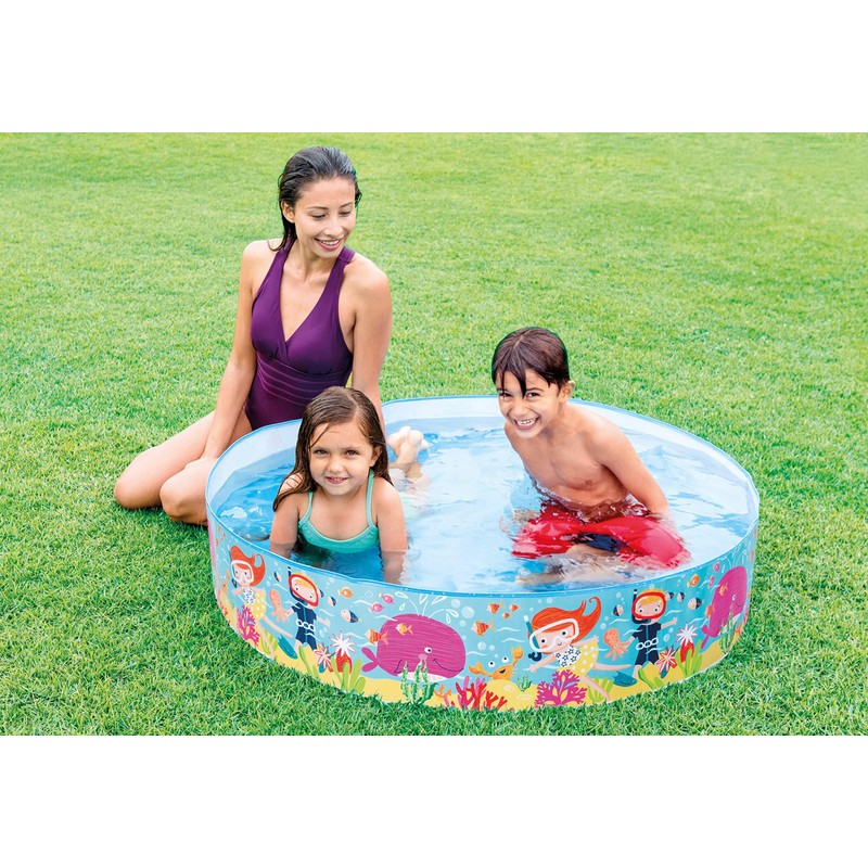 Intex 4' Duckling Snapset Pool Multi-Colour