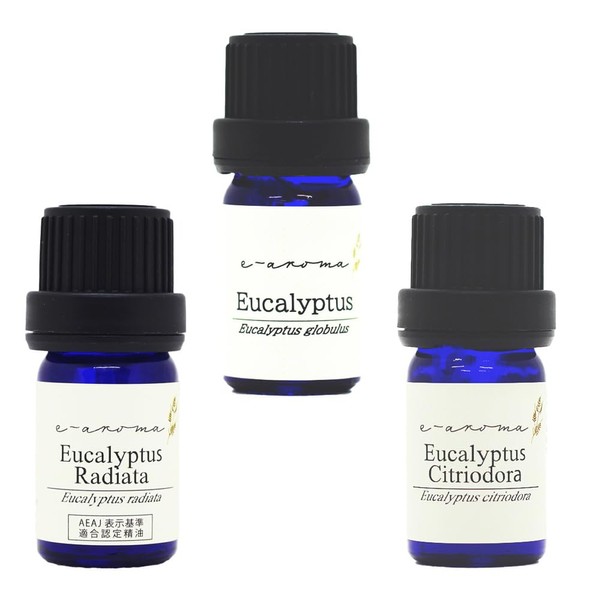 Eucalyptus Essential Oil Comparison Set, 0.2 fl oz (5 ml)