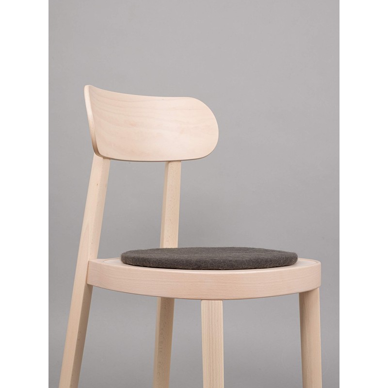 myfelt Kuno Flat Felt Seat Cushion, Round Diameter 36 cm,