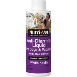 Nutri-Vet Anti-Diarrhea Liquid for Dogs and Puppies, Puppy Supplements for Digestive Health, Dog Essentials for Gut Support, Pet Vitamins, Probiotic Alternative, Puppy Supplies, Made in USA, 4oz