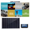 Solar Panel 10W 12V Polycrystalline IP65 Waterproof Portable 30A Solar