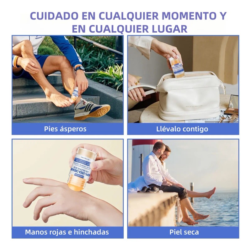 Crema Hidratante Para Pies Resecos Y Agrietados Moisturizing
