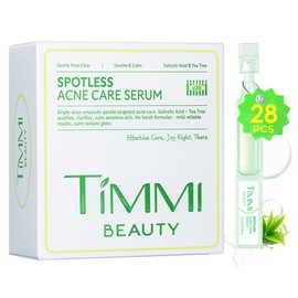 Sérum Facial en Ampolletas con Ácido Salicílico y Tea Tree, Limpia Poros, Controla Grasa y Calma la Piel, Fórmula Suave para Piel Grasa o Mixta (02 28pcs)