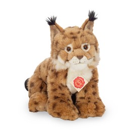 Teddy Hermann 90470 Lynx 10,2"/26 cm, Soft Toy, Plush Toy