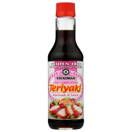 Kikkoman Teriyaki Marinade & Sauce, Gluten Free, 10 Fluid Ounces (Pack Of 12)