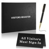 Affrolling 3 Pcs Visitor Log Book Set,120 Pages 8 7/8"