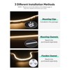 GZBtech 110-120V LED Neon Rope Lights 66FT/20M, 3D Top &