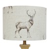 Glencoe Stag Drum Lampshade (30 cm Diameter x 21 cm