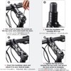 Azarxis Bicycle Stem 25.4 31.8 mm Adjustable 85° - 90