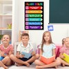D4DREAM Classroom Rules Poster - 11.2''x16.5'' Colorful Classroom Educational Poster
