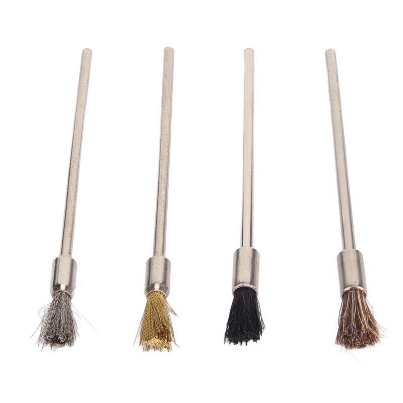 4pcs Watch Cleaning Wire Brush Watch Polishing Multi Functional Rust