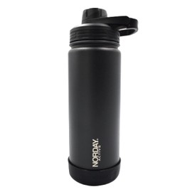 NORDAY | Stainless Steel Cups – Tumblers | Active 18oz Black Thermal Tumbler | Maintains Temperature Between 8 and 24 Hours | Anti-Spill Lid - Ideal For Trips | Double Wall - Extra Resistant