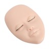 Lash Mannequin Face 3 Pairs Removable Eyelids Eyelash Extension Practice
