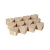 36 Piece Small Wooden Box Unfinished Wooden Treasure Box with