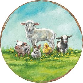 Primitives by Kathy Spring Animals Decorative Placemat