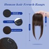 Clip in Bangs Hair Clip S-noilite Human Hair Bangs Hair