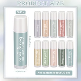 Swiffen 50 Sets Employee Appreciation Gifts Bulk for Coworkers Lip Balm Favors Thank You Team Gifts for Coworkers Staff Teachers Nurse, 5 Flavors