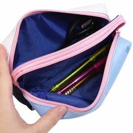Jibun Mania EMOTION MELODY Twin Zipper Pen Case with Carabiner