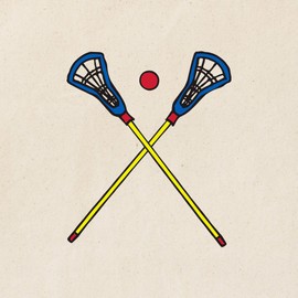 CafePress Lacrosse Gear Tote Bag Reusable Natural Beige Canvas Shopping Bag