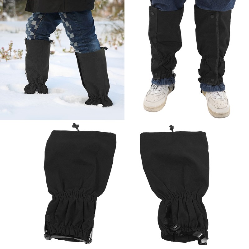 1 Pair Leg Gaiters Oxford Cloth Waterproof Sand Proof Breathable