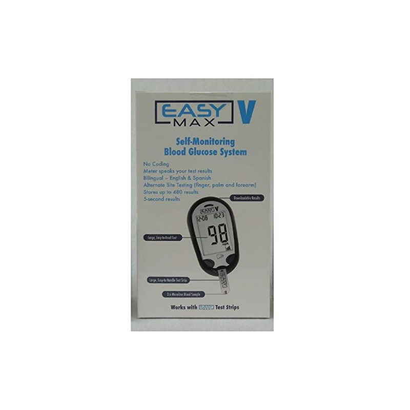 EasyMax Self-Monitoring Blood Glucose System Meter Kit