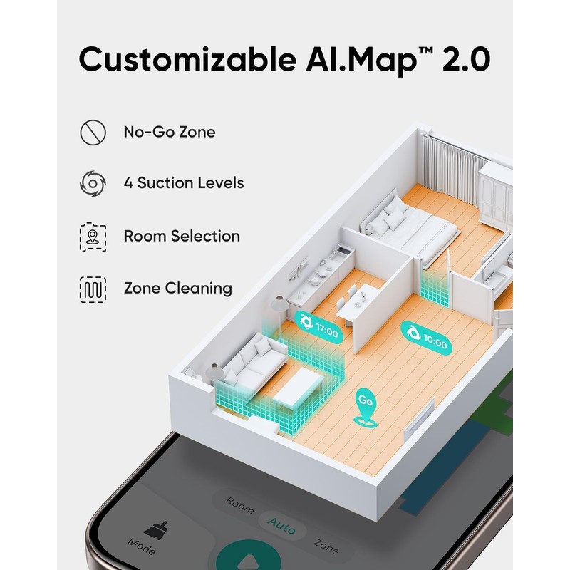 eufy Replacement Rubber Strip Robot Vacuum Omni C20, L60 Series