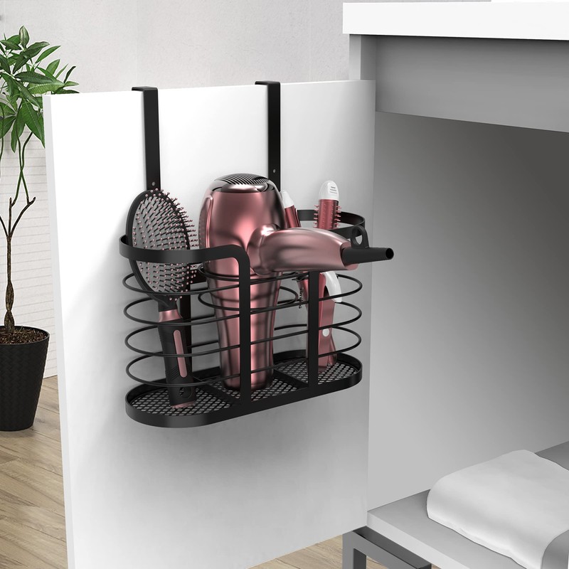 YIGII Hair Tool Organizer - Dryer Holder/Blow Holder Cabinet Door,