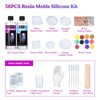 16OZ Resin Molds Silicone Kit Complete Set Bundle with Sphere,