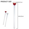 6pcs Metal Heart Shaped Bookmark, Cute Bookmarks, Book Markers for
