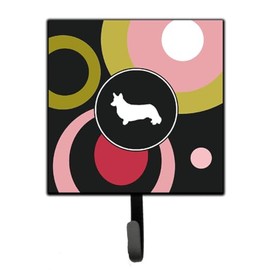 Caroline's Treasures KJ1130SH4 Corgi Leash Holder or Key Hook, Small, Multicolor