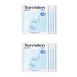 Torridon Toriden Dive-in Mask Pack 10 Sheets Low Molecular Hyaluronic Acid High Moisture Mask Pack / 토리든 다이브인 마스크팩 10매 저분자 히알루론산 고수분 마스크 팩