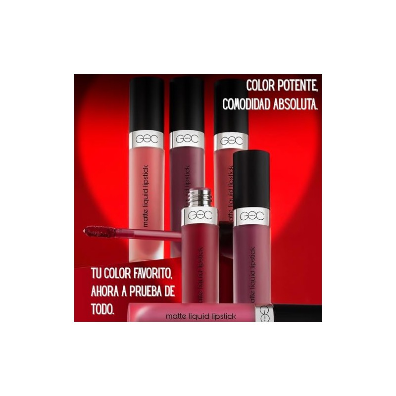 Goc Labial Liquido Matte Liquid Lipstick Resistente Agua Larga Duración