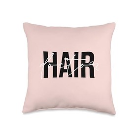 Hair Doctor Hair Dresser & Hairstylist Hair Salon Doctor Hairdresser Cosmetologist Hair Stylist Throw Pillow, 16x16, Multicolor