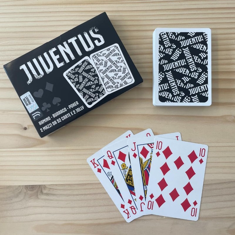 EURO PUBLISHING Carte da Gioco Juventus - Poker - Burraco