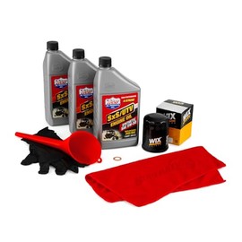 SuperATV Up & Running Polaris RZR Oil Change Kit with Premium Lucas Oil and WIX Filter, Includes 3 qt. of 5W-50 Full Synthetic Lucas Oil and WIX (51356) Oil Filter for Best Performance