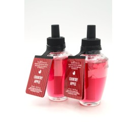 Country Apples, Bath and Body, Wallflowers Home Fragrance Refills, 0.8 fl oz each, 2 pack