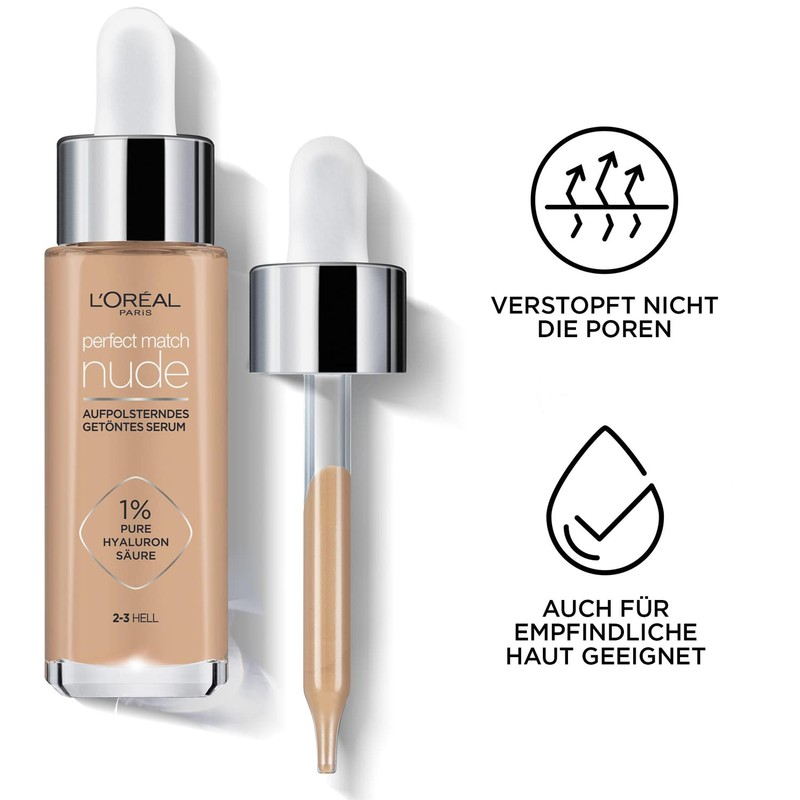 L'Oréal Paris Tinted Serum Nourishing Liquid Foundation with Hyaluronic Acid
