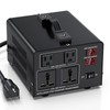 1500W Voltage Converter Transformer Step Up 110V/120V to220V/240V or Step