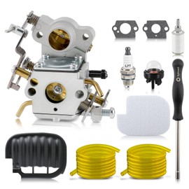 Carbhub Carburetor Kit Fit for Poulan Pro P3314 P3416 P3816 P4018 PP3416 PP3516 P4018 PP4218 SM4218AV SM4218AVX SM4518AVX Replace 358.35083 358.35099 358.35161 358.351701 358.351901 Chainsaw