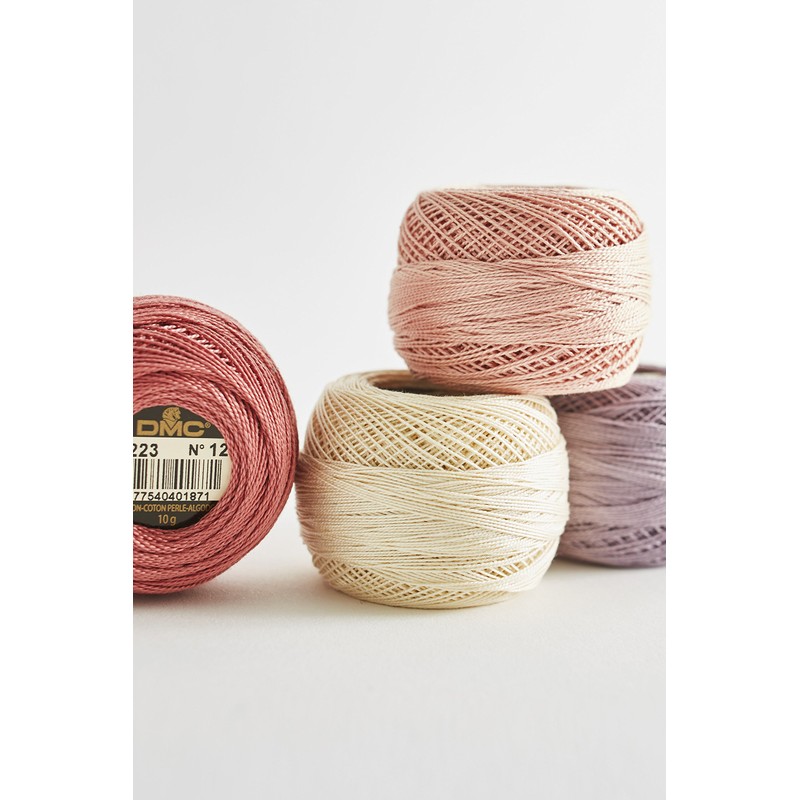 DMC 116 8-498 Pearl Cotton Thread Balls, Dark Red, Size