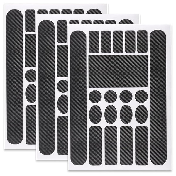 QZKJQDD 3 Sheets Bike Frame Protection Tape Sticker, Bicycle Chainstay